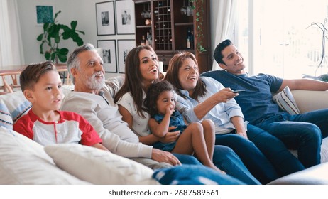 Multigenerational Latino family